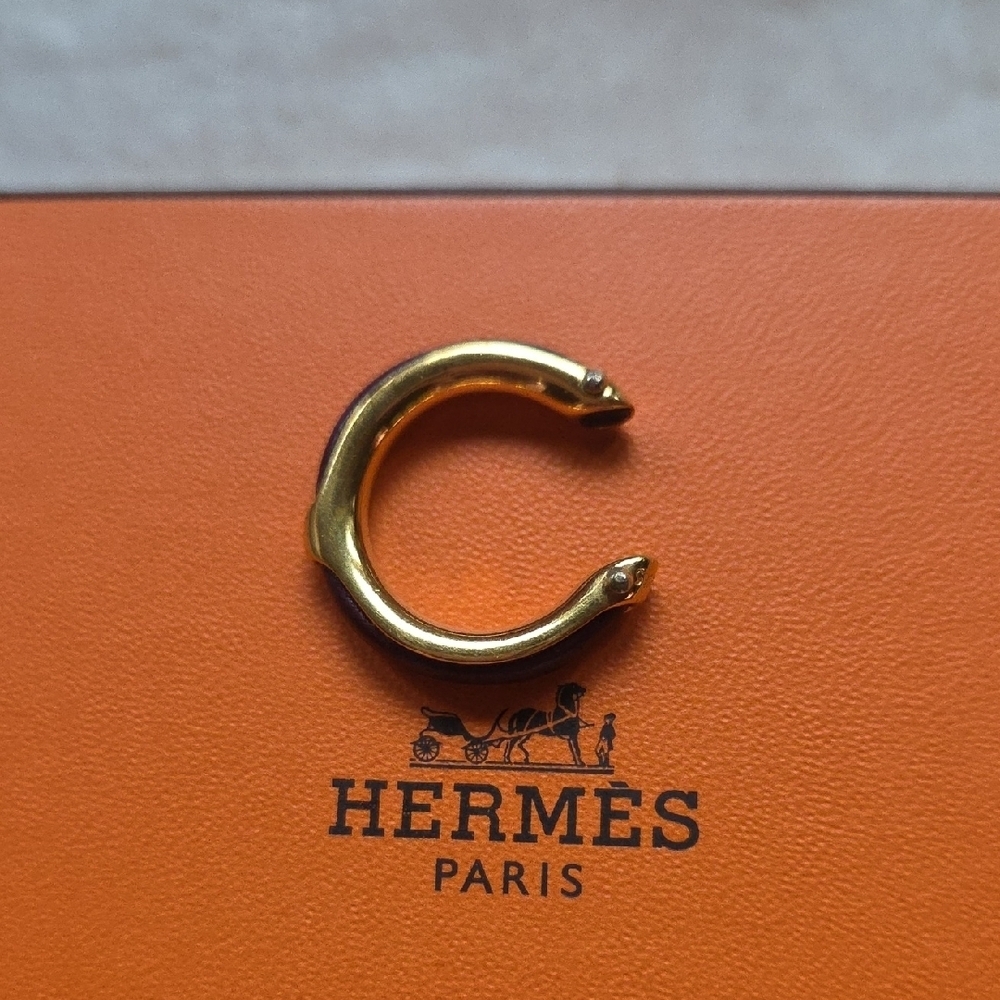 Hermes Gold‎ Ring/Scarf Ring